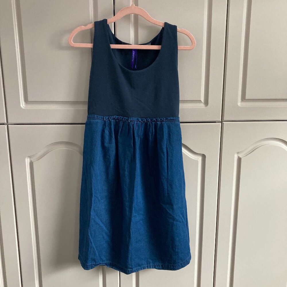 Small Seraphine Maternity Denim Dress